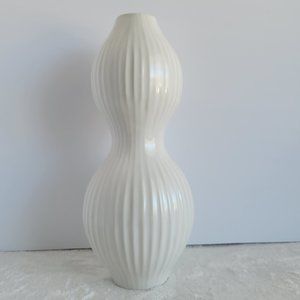 Large White Ceramic Vase
